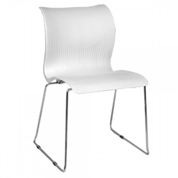 Cadeira Italiana de Polipropileno, Cromada