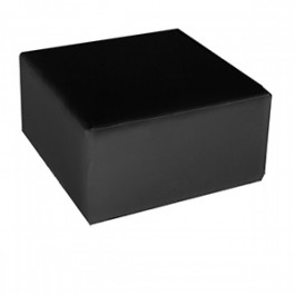 Puff Quadrado  (preto)