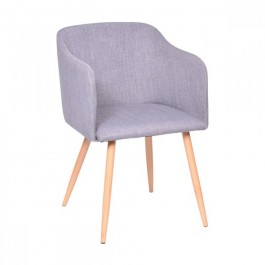 Poltrona Fom Com Base de Madeira