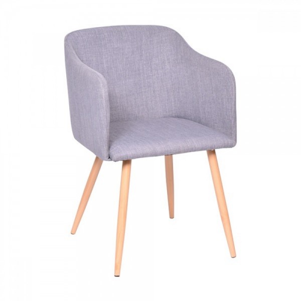 Poltrona Fom Com Base de Madeira
